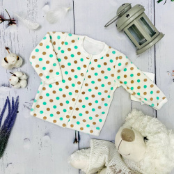 Жакет для новорожденного Bebika (13/15-3), состав: 80% натуральный хлопок, 20% полиэстер